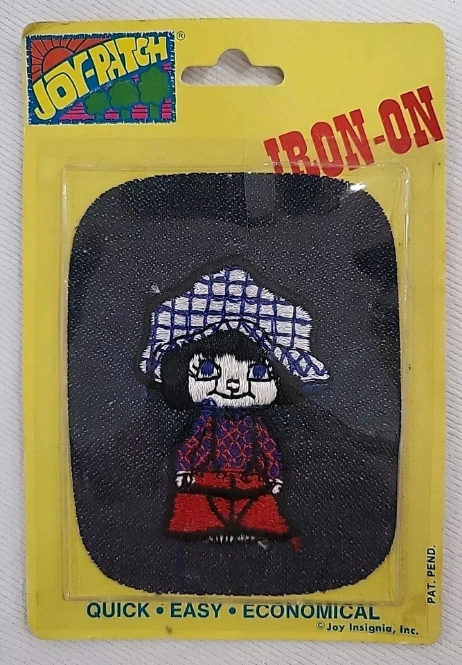 1970s Vintage/retro Joy-patch Denim Iron-On BOY (New-Unopened) - Image 1 of 2