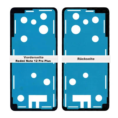 IS-TECK Redmi Note 12 Pro Plus Akkudeckel Klebefolie Kleber Backcover Rahmen Adhesive