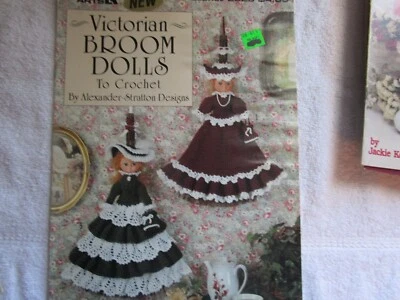 Victorian Broom Dolls to Crochet Patterns Book #2325 (1992, Leisure Arts) - Image 1 of 2