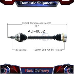 Front Right CV Axle Shaft Joint Assembly For 1984 1985 1986 1987-1988 Audi 5000
