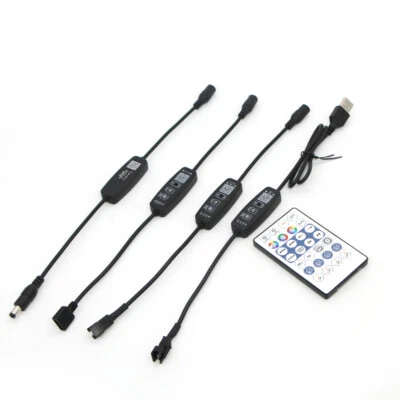 Bluetooth Music Mic sk6812 WS2811 WS2812B IC LED Strip Pixel remote Controller - Image 1 of 4
