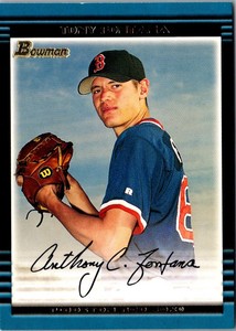 2002 Bowman Tony Fontana #364 Boston Red Sox
