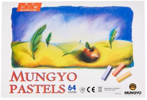 Professionelle weiche Pastell ungiftige quadratische Kreide Trockenwäsche verschiedene Farben 64er Pack - Bild 1 von 8