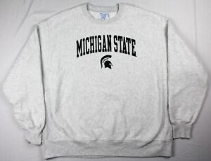 Michigan State Spartans Champion Reverse Weave Pullover Crewneck Sweatshirt 2XL