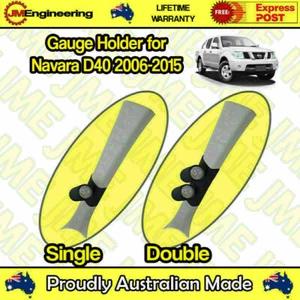 Gauge Holder for Nissan Navara D40 Pillar Gauge Pod CLIP ON 52mm 60mm - Bild 1 von 4