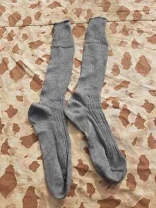 Calcetines originales de la Bundeswehr, calcetines grises, medias, ** NUEVOS/COMO NUEVOS ** - Imagen 1 de 2
