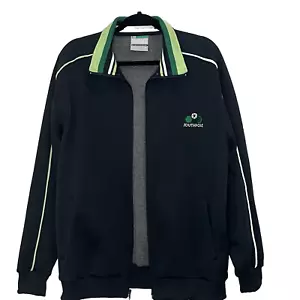 Southpole Men's Vintage Black/Green Trim Full Zip Track Jacket Medium - Picture 1 of 11