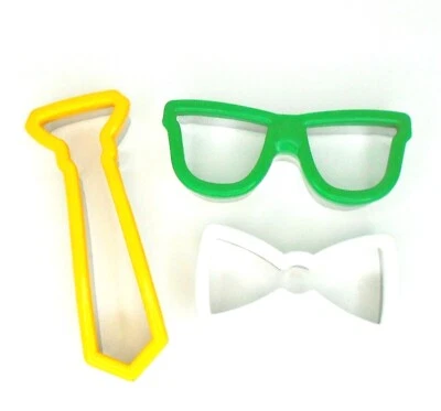 3 Band of Outsiders Día del Padre Hipster Papá Cortadores de Galletas Corbata Pajarita Gafas Foto 1 de 3