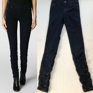 Diesel Women's Blue Denim Plixee 084ke Slim Straight Jeans Regular Size 27 - Picture 1 of 12