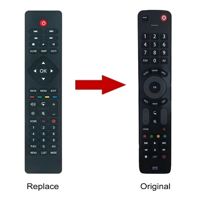 AV1 Replaced Remote For FFALCON / FALCON /BLAUPUNKT TV 32SF1 40F1 43UF3 50UF2 - image 1 of 4