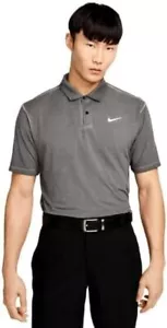 $80 Nike Dri-FIT Tour Men's Washed Golf Polo Gray Size 2XL DR5308-060 - Picture 1 of 4
