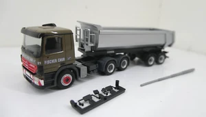 Herpa 1:87 - MB Actros `02 semirremolque de hueco redondo "Hans Fischer / Chur" - J4K - Imagen 1 de 7