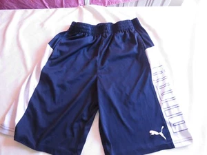 Puma Modern Sports Shorts Youth Boys Blue Casual - Picture 1 of 4