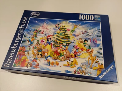 Ravensburger - Disney's Christmas Puzzle 1000 piece - OPENED NEVER USED - image 1 of 3