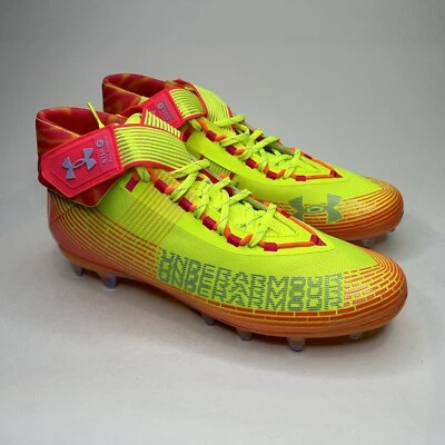 Under Armour Flexwrap UAF  Men’s 12.5 All American Football Cleats Highlighter - Image 1 of 4