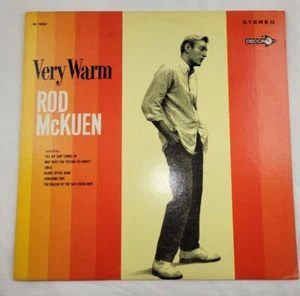 ROD McKUEN - Very Warm Vinyl LP Record DL 74969 Decca 1968 NICE VG+ - Imagen 1 de 2