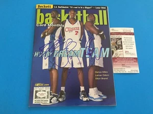 Elton Brand Lamar Odom Miles 2001 Beckett Magazine Mag Signed Auto JSA COA - Picture 1 of 2