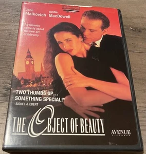 The Object Of Beauty 1991 DVD Fullscreen Version John Malkovich, Andie MacDowell - Imagen 1 de 2