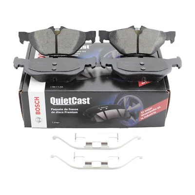 Bosch QuietCast Rear Ceramic Brake Pad Set for BMW E82 E88 E84 E90 E91 E92 E93 - Image 1 of 4