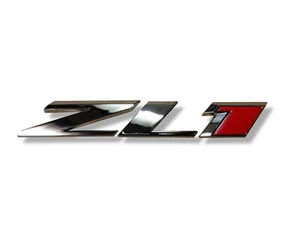 Camaro ZL1 Style Letters Badge Emblem - Chrome - ABS - Picture 1 of 1