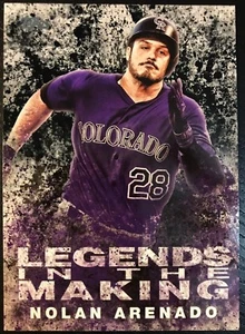 NOLAN ARENADO 2018 Topps LEGENDS IN THE MAKING BLACK #LTM-NA - COLORADO ROCKIES - Picture 1 of 2