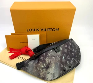 Louis-Vuitton Monogram Galaxia Crossbody Bum Bag Black Limited Rare Authentic - Picture 1 of 24