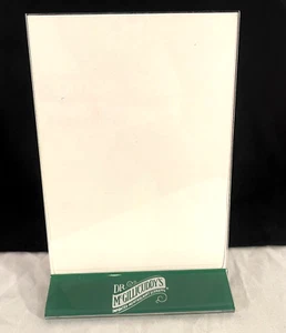 Dr. McGillicuddy Menthol Acrylic Table Display Menu Holder Bar Mancave  - Picture 1 of 4