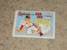 1970 Fleer 1946 World Series Cardinals vs Red Sox Card #43-Nice!!!