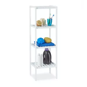Estante de baño de bambú Estante de madera Estante de cocina Estante de pie Estante de bambú Estante de baño - Imagen 1 de 11