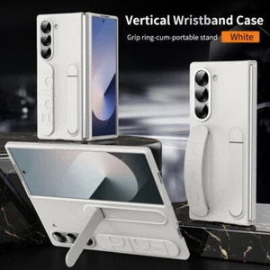 Coque Etui Antichoc Pour Samsung Galaxy Z Fold6 Hidden Stand Bracelet Case Cover - Zdjęcie 1 z 22