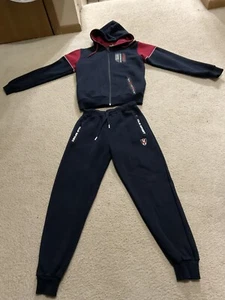 NEW European BOLD Kids Club Boys 2PC. Track Suit Sport Athletic Activewear 14/16 - Picture 1 of 9