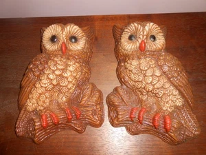 Juego de placas de pared de búho vintage - Imagen 1 de 6