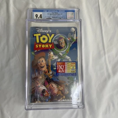 Toy Story VHS CGC 9.4 B+ Sealed 1995 - Image 1 of 4
