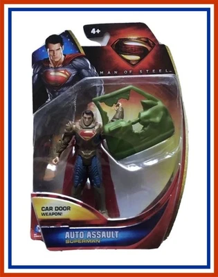 2013 _ DC COMICS _ SUPERMAN / HOMBRE de acero _ 4" _ asalto automático Superman _ sin usar, en caja Foto 1 de 2