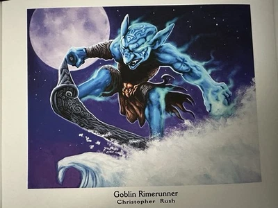 MTG Goblin Rimerunner Print From The Christopher Rush Family Archival Quality - Image 1 of 2