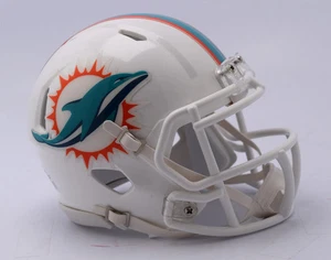 Miami Dolphins Helmet Riddell Replica Mini Speed Style 2018 - Picture 1 of 1
