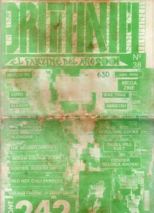 Britania El Fanzine Del Año 2001 N°38 Marzo 1991 Peru Wax Trax Lush Bleach Minis - Picture 1 of 2
