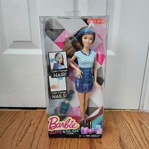 Muñeca Barbie Glitz & Glam con cambio de color de pelo 2014 Mattel CHJ92 SIN USAR, EN CAJA ORIGINAL - Imagen 1 de 4