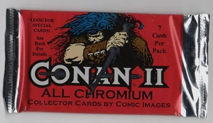 1994 Comic Images Conan  Series 2  Foil Pack of 7 Cards - Picture 1 of 3
