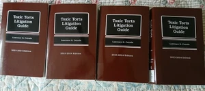 Toxic Torts Litigation Guide 2023-2024 Law Books Paperback -Volumes 1-4 - Imagen 1 de 3