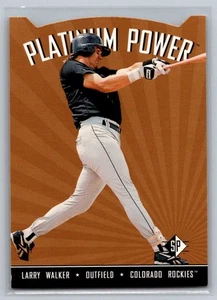 1995 Upper Deck SP Platinum Power lARRY wALKER PP7 - Picture 1 of 2