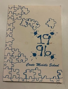 1996 Conte Middle School North Adams Massachusetts Yearbook Annual Rare Vintage - Picture 1 of 8