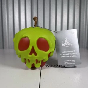 Disney Parks Evil Queen Schneewittchen Giftapfel wiederaufladbare Tischleuchte Neu mit Etikett! - Bild 1 von 4