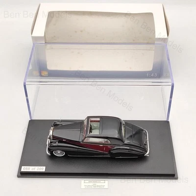 Coche de resina negro GLM Models 1/43 BENTLEY MK VI Park Ward FHC 1950 #43204202 Foto 1 de 4