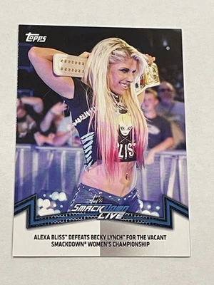 2018 Topps WWE Women's Division Wrestling #SDL-4 - Alexa Bliss Foto 1 de 2