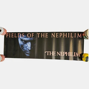 Póster promocional Fields of the Nephilim The Nephilim 35,5x12 original vintage años 80 - Imagen 1 de 8