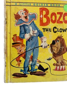 Little Golden Book Bozo The Clown 1961 First Edition "A" Carl Buettner - Picture 1 of 7