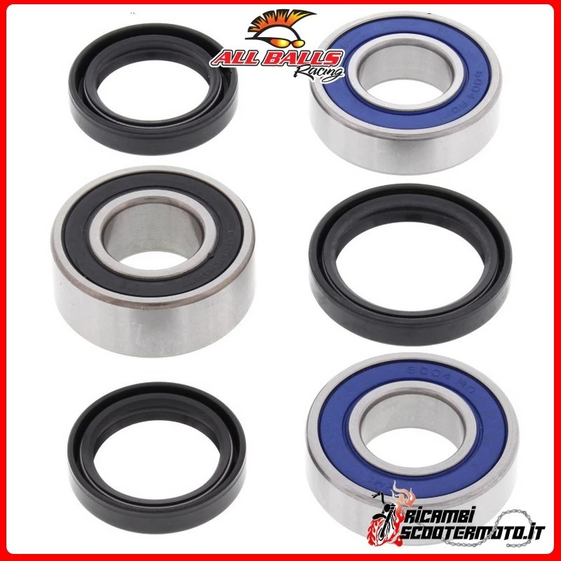 JUEGO DE COJINETES DE RUEDA DELANTERA All Balls Husqvarna WXC 360 1993 25-1622#30 Foto 1 de 1