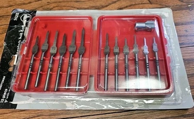 Juego de brocas de pala vintage Craftsman 13 piezas - broca Foto 1 de 4