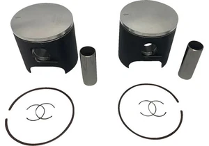 Wossner Piston Kit - 73.68mm Hardcoat Anodized - 2 Stroke Motorcycle ATV/UTV - Picture 1 of 3